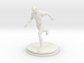 The Flash Statue (15cm) in White Natural Versatile Plastic