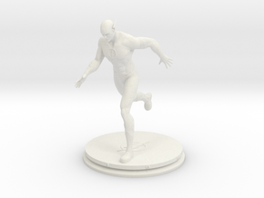 The Flash Statue 10 Cm in White Natural Versatile Plastic