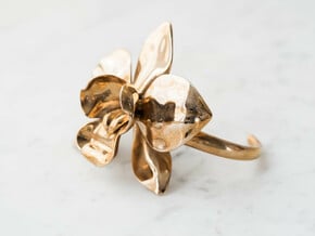 Orchid Bracelet- Metal Version in Polished Bronze
