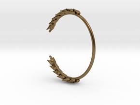 Wheat Bracelet in Natural Bronze: Medium