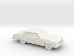 1/87 1977 Pontiac Bonneville Coupe in White Natural Versatile Plastic