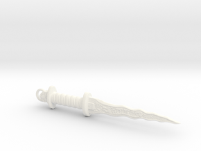 Once Upon a Time Dark One dagger pendant in White Processed Versatile Plastic