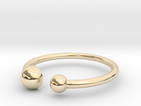 Double Dot 6 in 14K Yellow Gold