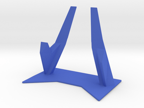 Elevated Smartphone Stand in Blue Processed Versatile Plastic