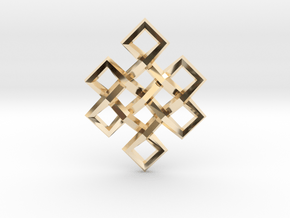 Endless Knot in 14K Yellow Gold