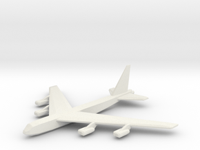 1/600 B-52D in White Natural Versatile Plastic