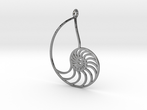 Nautilus in Fine Detail Polished Silver