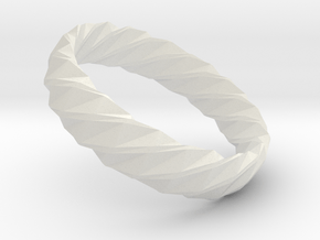 Twistium - Bracelet P=160mm h15 Alpha in White Natural Versatile Plastic