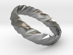 Twistium - Bracelet P=160mm h15 Alpha in Natural Silver