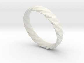 Twistium - Bracelet P=190mm h15 Alpha in White Natural Versatile Plastic