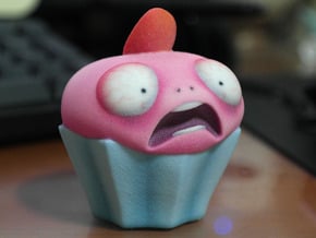 Cupcake Monsters - STRAWBERRY PINK in Full Color Sandstone