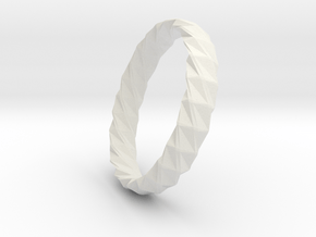 Twistium - Bracelet P=200mm h15 Alpha in White Natural Versatile Plastic