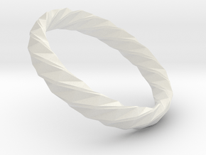 Twistium - Bracelet P=210mm h15 Alpha in White Natural Versatile Plastic