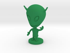 ALIEN v.3 in Green Processed Versatile Plastic