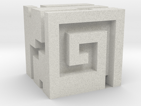 Nuva Cube in Full Color Sandstone