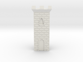 Castle Panic Castle w/ Door in White Natural Versatile Plastic