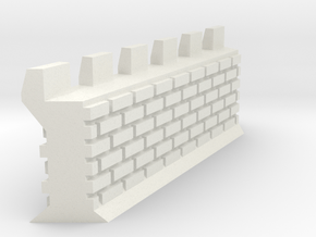 Castle Panic Wall in White Natural Versatile Plastic