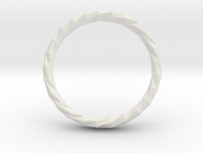 Twistium - Bracelet P=230mm h15 Alpha in White Natural Versatile Plastic