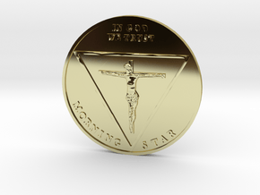 Lucy Coin in 18k Gold Plated Brass