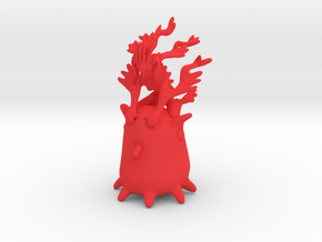 Ermaid riding Grimpoteuthis in Red Processed Versatile Plastic