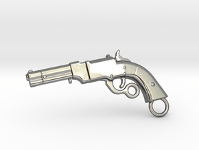 Volcanic Gun in Fine Detail Polished Silver
