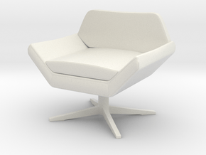1:48 Sly Lounge Chair in White Natural Versatile Plastic