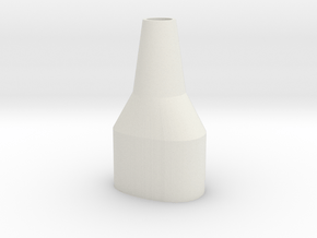 Pax 2 Water Pipe Adapter in White Natural Versatile Plastic
