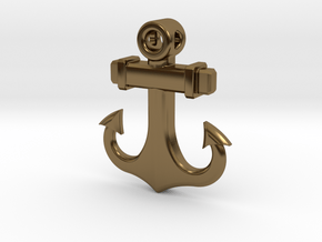 Anchor Pendant (CustomMaker) in Polished Bronze