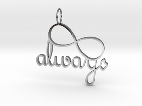 Always Infinity in Polished Silver