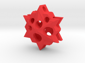 Necklace23 in Red Processed Versatile Plastic