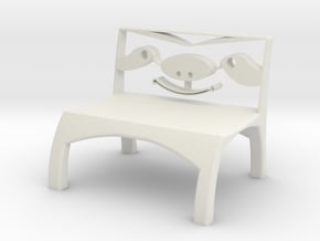Sloth Chair in White Natural Versatile Plastic