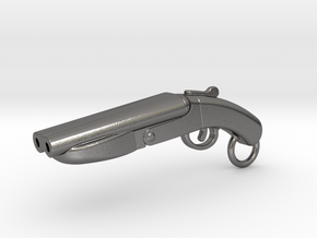 Lupara Shotgun in Polished Nickel Steel