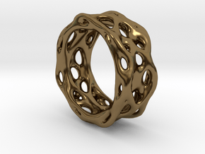 Organixz Ring 1 in Polished Bronze
