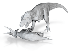 Digital-Tyrannosaurus VS Triceratops 1:40 in Tyrannosaurus VS Triceratops 1:40