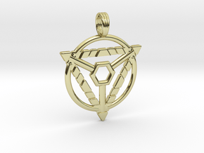 MYSTIC TRION in 18k Gold Plated Brass