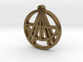 Astralizey Logo Pendant/Keychain in Natural Bronze