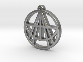 Astralizey Logo Pendant/Keychain in Natural Silver