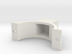 LSR Ring [Rear Top] in White Natural Versatile Plastic