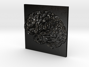 Brain in Matte Black Steel
