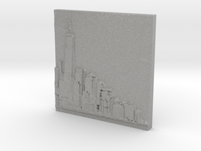 Manhattan Skyline in Aluminum