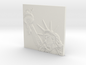 Statue of Liberty in White Natural Versatile Plastic