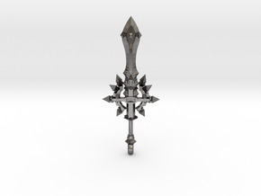 ArchAngel Cross Sword Pendant in Polished Nickel Steel