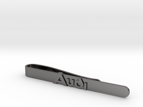 Luxury Audi Tie Clip - Minimalist in Polished Nickel Steel
