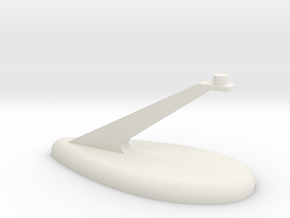 Starship Stand in White Natural Versatile Plastic