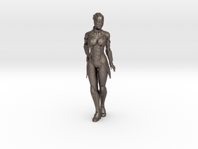 Liara T'Soni Statue in Polished Bronzed Silver Steel