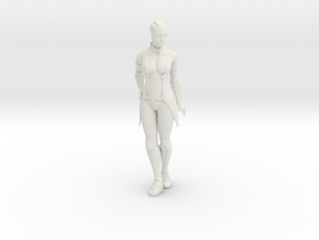 Liara T'Soni Statue in White Natural Versatile Plastic