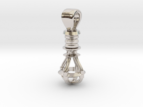 Mother Of Invention in Rhodium Plated Brass