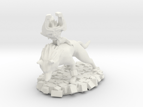 Wolf Link and Imp Midna in White Natural Versatile Plastic