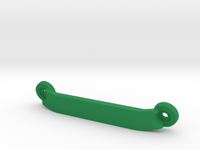 CW01 Chassis Brace - Rear - Blank (No Lettering) in Green Processed Versatile Plastic