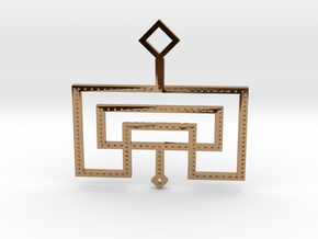 Loft Male- Pendant in Polished Brass